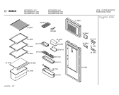 Схема №1 KSV2403 с изображением Дверь для холодильной камеры Bosch 00234999