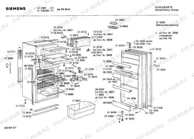 Схема №2 0702164300 KS166ERI с изображением Переключатель для холодильника Siemens 00019029