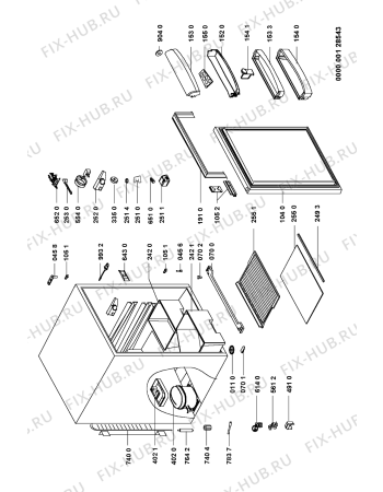 Схема №1 ARG42031 (F092108) с изображением Руководство для холодильной камеры Indesit C00359537