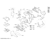 Схема №1 TDS3510 с изображением Передняя часть корпуса для утюга (парогенератора) Bosch 00657284