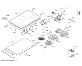 Схема №1 NKC877T01 с изображением Кабель для плиты (духовки) Bosch 00422820