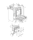 Схема №2 GGC 654 с изображением Холдер для духового шкафа DELONGHI 51B6507