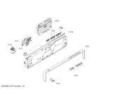 Схема №2 SGV67T13AU с изображением Рамка для посудомоечной машины Bosch 00446991