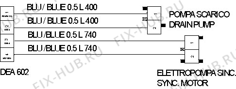 Большое фото - Насос (помпа) для посудомоечной машины Indesit C00274122 в гипермаркете Fix-Hub