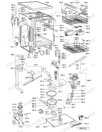 Схема №1 GSF LAGOON WS с изображением Панель для посудомойки Whirlpool 481245372315