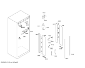 Схема №2 T30IR70NSP с изображением Плата для холодильника Bosch 00244997
