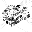 Схема №1 VCEA22SBKO (494558, VCB43JAN) с изображением Катушка для мини-пылесоса Gorenje 498124