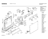 Схема №1 SN24609 с изображением Панель для посудомойки Siemens 00290502