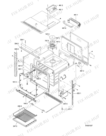 Схема №2 EMHP 4466/AL с изображением Клавиша для плиты (духовки) Whirlpool 481241128855