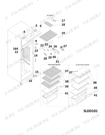 Схема №2 F2DS2301207 (F081920) с изображением Корпусная деталь для холодильной камеры Indesit C00294658