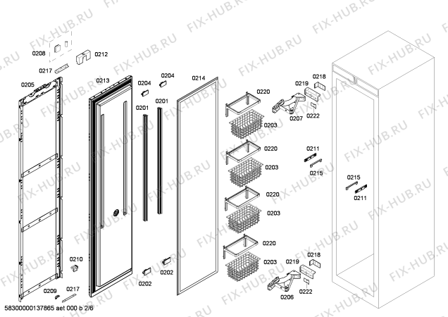 Схема №2 FIN18MIEL1 F 1411 SF с изображением Плата для холодильной камеры Bosch 00479729