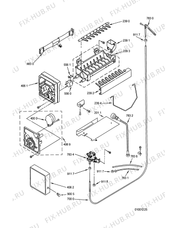 Схема №3 ARZ 767/SSFC с изображением Обрамление полки для холодильной камеры Whirlpool 481241848522