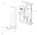 Схема №1 BM6120AX (343719, BT18GB1) с изображением Элемент корпуса для микроволновой печи Gorenje 265630