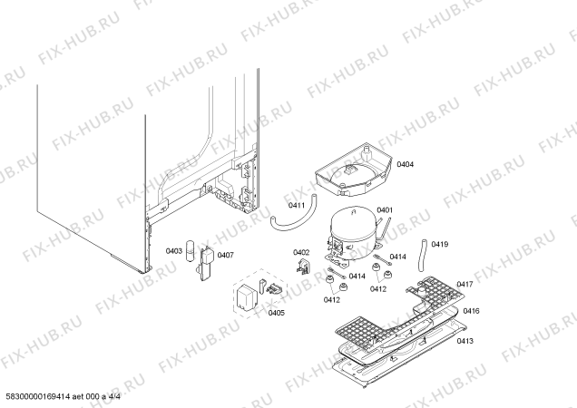 Схема №1 KG39NXI40 с изображением Дверь для холодильной камеры Siemens 00712171