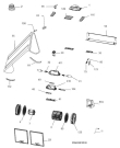 Схема №1 DE6261-ML с изображением Крышка для вытяжки Aeg 4055203154