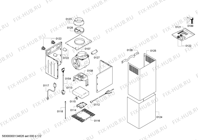 Схема №1 LC958BB90B с изображением Фильтр Siemens 00672458