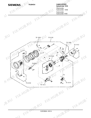 Схема №4 FA264G4 с изображением Инструкция по эксплуатации для видеотехники Siemens 00530842