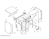Схема №4 SGS65M02EU с изображением Панель управления для посудомоечной машины Bosch 00665024