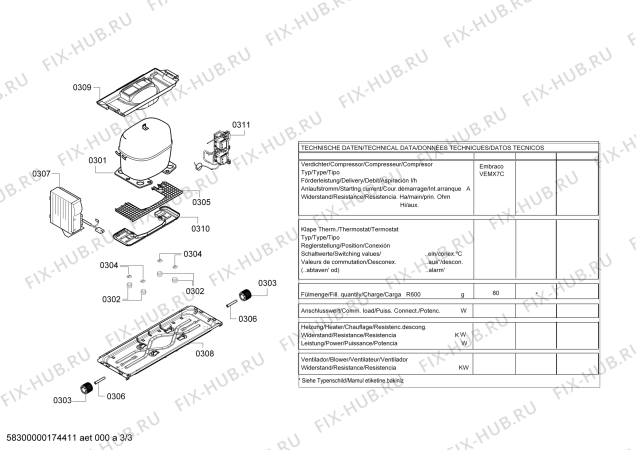 Схема №2 KG49EAI42 Siemens с изображением Ручка двери для холодильника Siemens 00753866