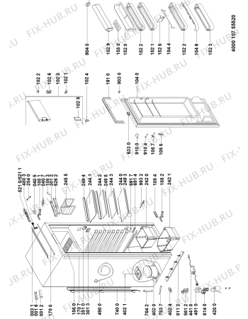 Схема №1 5101400015 с изображением Конденсатор для холодильника Whirlpool 481010726636