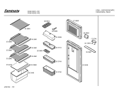 Схема №2 CK24102 с изображением Дверь для холодильной камеры Bosch 00235058