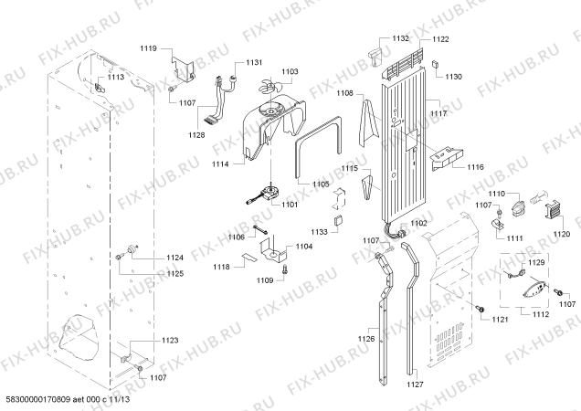 Схема №6 T42BD810NS с изображением Патрубок для посудомойки Bosch 00622221