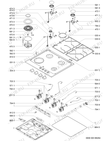 Схема №1 AKT 612/IX с изображением Железный лист для электропечи Whirlpool 480121100011