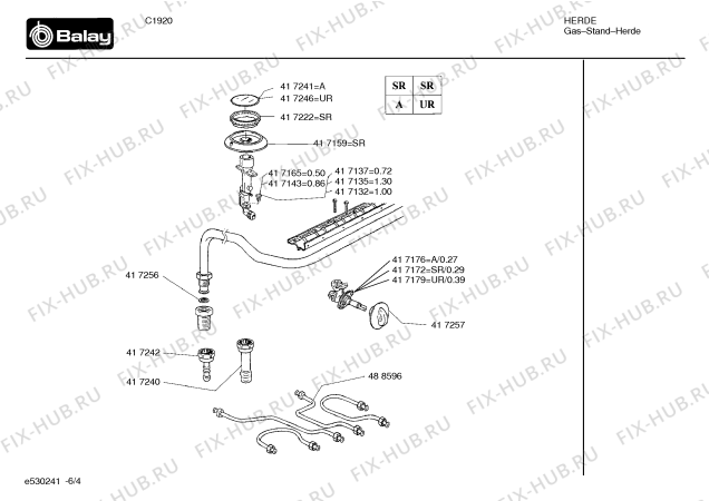 Схема №2 C1920 с изображением Ручка для электропечи Bosch 00417258
