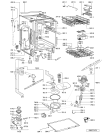 Схема №1 ADG 673 WH BK с изображением Панель для электропосудомоечной машины Whirlpool 480140100597