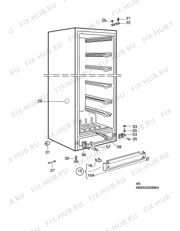 Взрыв-схема холодильника Rosenlew RPP3125 - Схема узла C10 Cabinet