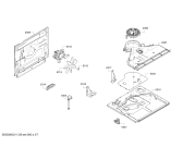 Схема №2 FRMS145JSL с изображением Стеклокерамика для духового шкафа Bosch 00717569