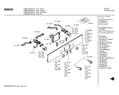 Схема №3 HBN634570F с изображением Панель управления для духового шкафа Bosch 00438016