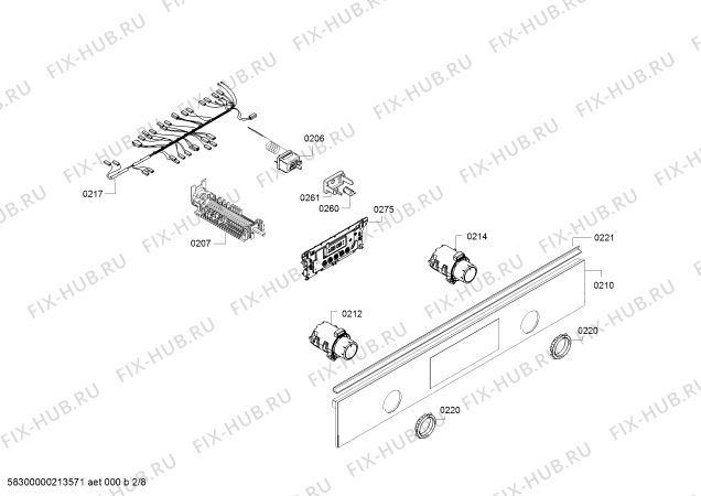 Схема №3 HLS59D320 с изображением Инструкция по эксплуатации для электропечи Bosch 18017935