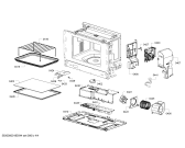 Схема №1 BER634GS1B с изображением Модуль управления для духового шкафа Bosch 00773978