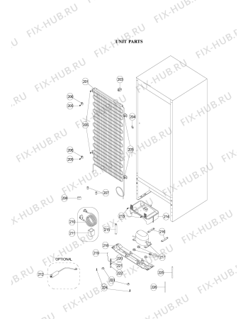 Схема №2 WTE2510 W с изображением Затычка для холодильной камеры Whirlpool 480132103186