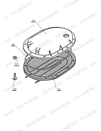 Схема №3 STIRELLA 305 MA с изображением Крышка для электроутюга DELONGHI SC24050016