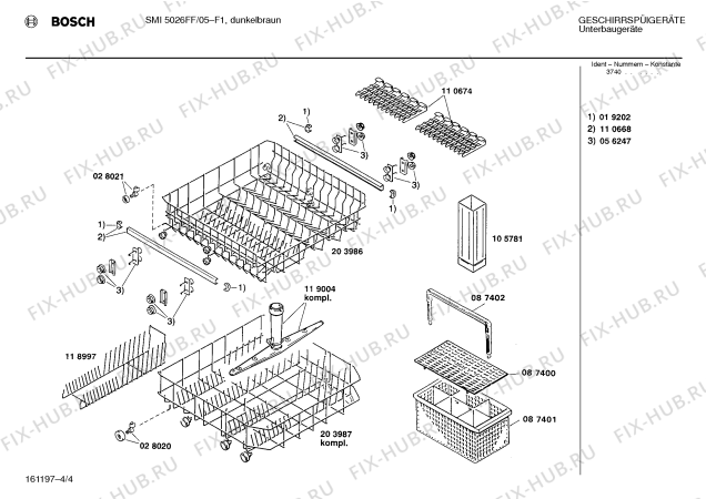Схема №1 SMI5026FF SMI5026 с изображением Панель для посудомоечной машины Bosch 00270593