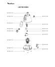 Схема №1 LM310E30/870 с изображением Часть корпуса для электроблендера Moulinex MS-0A11433