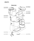 Схема №2 F8884310(0) с изображением Плата управления для кофеварки (кофемашины) Krups MS-0907971