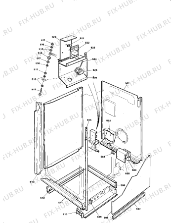 Схема №2 E230GD (F032644) с изображением Трубка подачи газа для духового шкафа Indesit C00239148