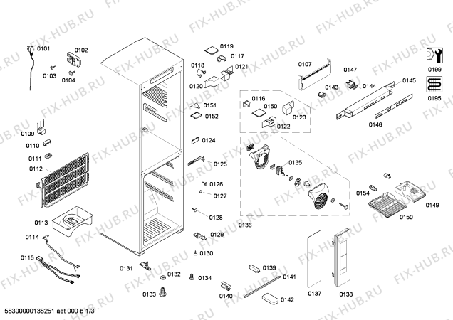 Схема №1 KK25E73TI с изображением Дверь для холодильника Siemens 00244809