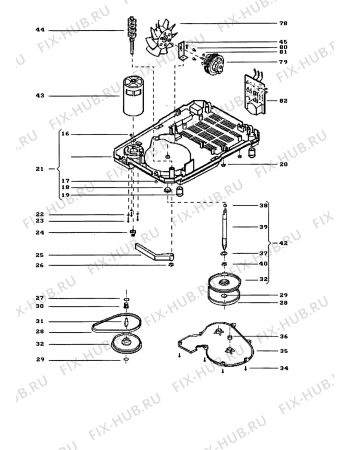 Схема №3 GC2000E FAMILY PLUS с изображением Крышечка для электромороженицы DELONGHI SC2103030