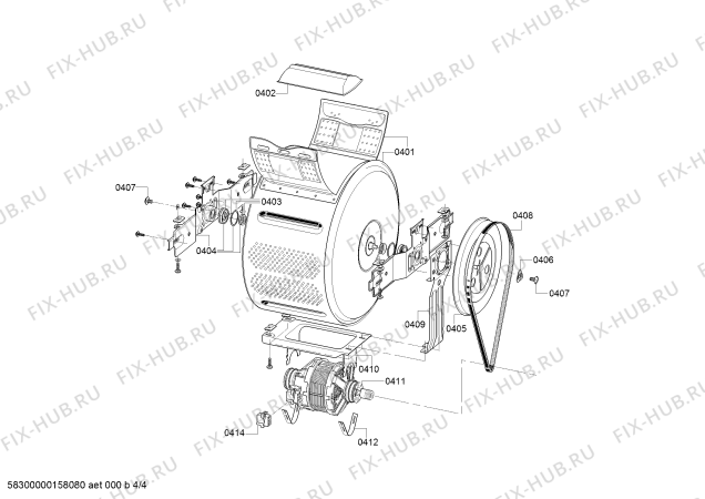 Схема №2 WOPI603E с изображением Модуль управления для стиралки Bosch 00706825