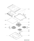 Схема №1 AKT 8130 BA с изображением Керамическая поверхность для плиты (духовки) Whirlpool 481010679608