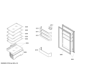 Схема №2 KIR88BE10 с изображением Контейнер для овощей для холодильной камеры Bosch 00667954