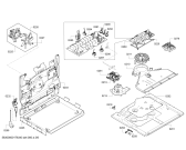 Схема №2 HBG56B650T с изображением Модуль управления, запрограммированный для электропечи Bosch 00740495