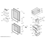 Схема №2 CK536EW30 Constructa с изображением Дверь морозильной камеры для холодильной камеры Bosch 00773766