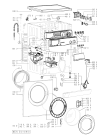 Схема №1 AWM 5100/3 с изображением Декоративная панель для стиралки Whirlpool 481245213394