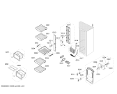 Схема №2 RS21KLAL1/XEG с изображением Крышка для холодильной камеры Bosch 00474413