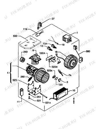 Взрыв-схема стиральной машины Unknown DRC120R - Схема узла Electrical equipment